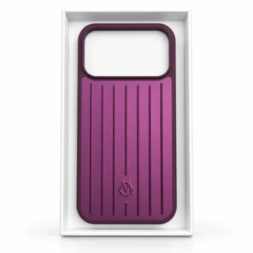 Rimowa Aluminum Case for iPhone 18/17 Pro Series | Protective Cover with Luxury Grooved Design
