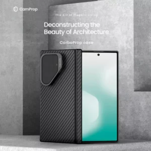 Nillkin CarboProp MagSafe Aramid Fiber Magnetic Case for Samsung Galaxy Z Fold 7 with Camera Stand