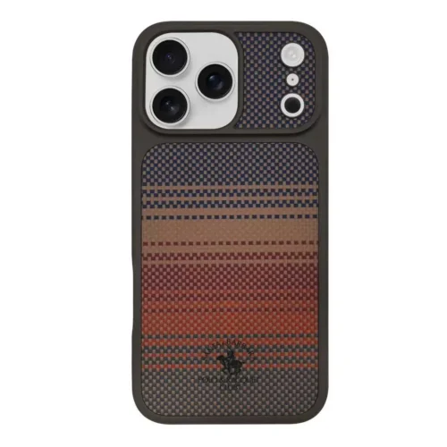 Santa Barbara Polo Kyle Carbon Fibre MagSafe Case for iPhone 17 Pro & 17 Pro Max