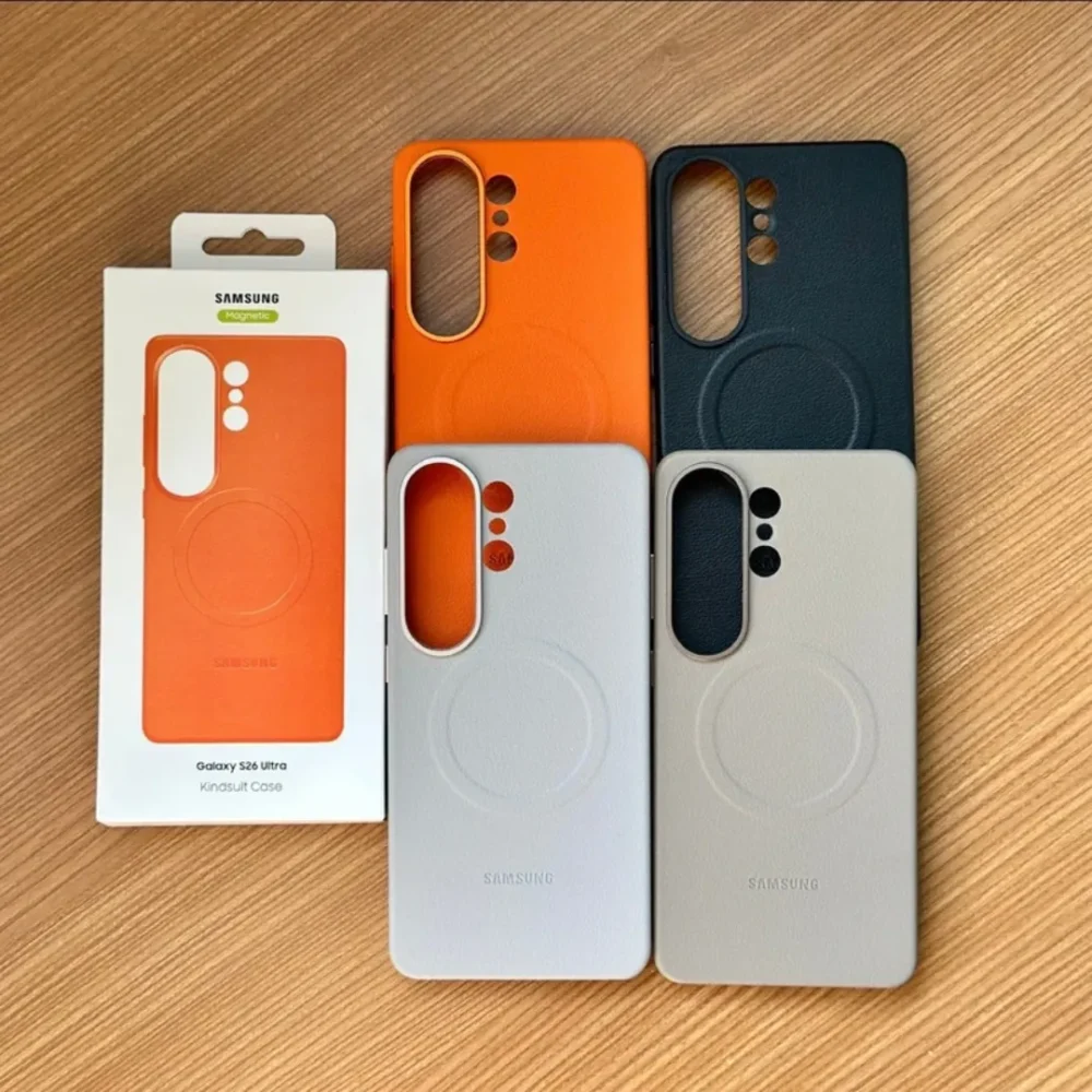 Samsung Galaxy S26 Ultra Kindsuit Leather Case with MagSafe - Premium Soft Touch Slim Protective Back Case