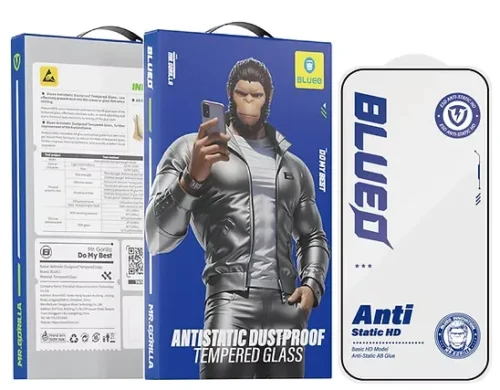 BLUEO Anti Static Dustproof HD 2.5D Tempered Glass Screen Protector BLUEO Anti Static Dustproof HD 2.5D Tempered Glass Screen Protector