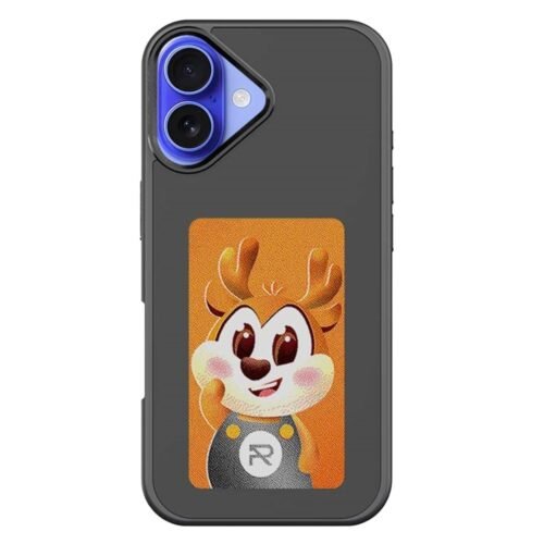 iPhone 16 Series Case with NFC E-Ink Smart Display, DIY Photo Changing Back Cover, Durable TPU & PC