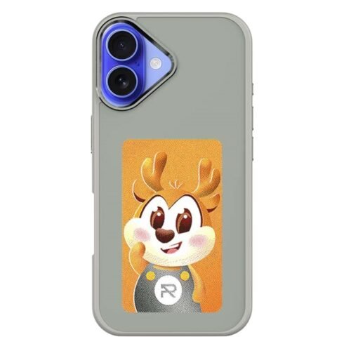 iPhone 16 Series Case with NFC E-Ink Smart Display, DIY Photo Changing Back Cover, Durable TPU & PC
