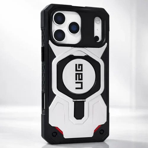 iPhone 17 Pro Case UAG Monarch with Built-in Kickstand MagSafe Compatible Rugged Carbon Fiber & TPU