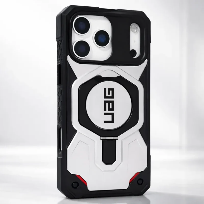 iPhone 17 Pro Case UAG Monarch with Built-in Kickstand MagSafe Compatible Rugged Carbon Fiber & TPU