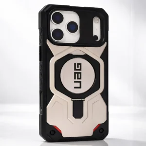 iPhone 17 Pro Case UAG Monarch with Built-in Kickstand MagSafe Compatible Rugged Carbon Fiber & TPU