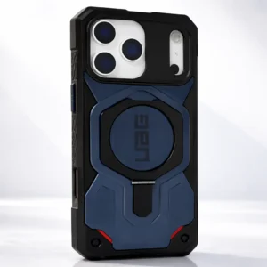 iPhone 17 Pro Case UAG Monarch with Built-in Kickstand MagSafe Compatible Rugged Carbon Fiber & TPU