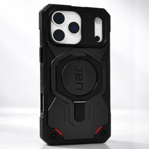 iPhone 17 Pro Case UAG Monarch with Built-in Kickstand MagSafe Compatible Rugged Carbon Fiber & TPU