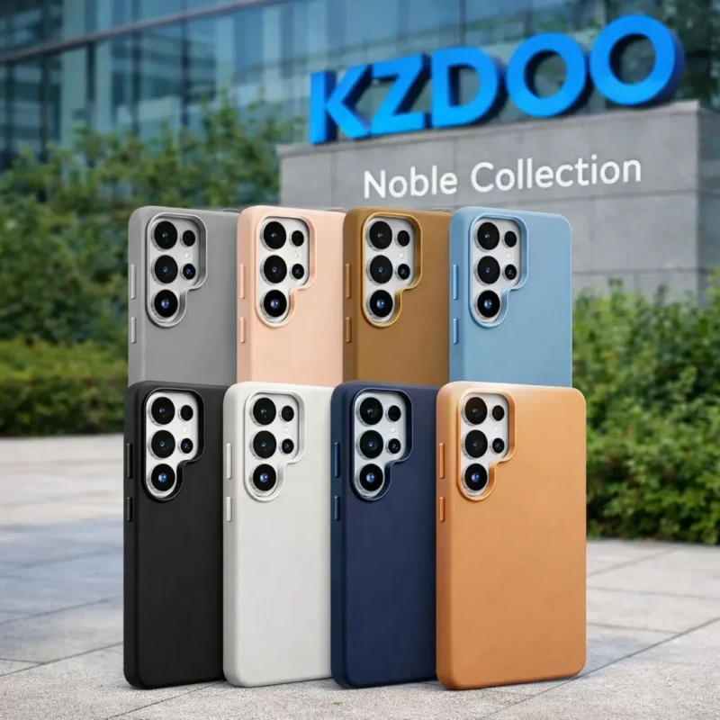 Kzdoo Noble Leather Case for Samsung S26 Ultra – Luxury Slim Leather Cover Kzdoo Noble Leather Case for Samsung S26 Ultra – Luxury Slim Leather Cover