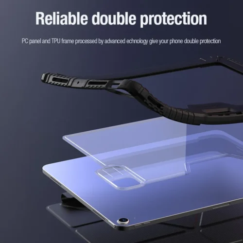 NILLKIN Bumper Leather Case for iPad A16 / iPad Air 11 / iPad Pro 11 (2024) / iPad Air 13 (2024) NILLKIN Bumper Leather Case for iPad A16 / iPad Air 11 / iPad Pro 11 (2024) / iPad Air 13 (2024)