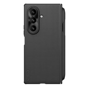 Samsung Galaxy Z Fold 7 Case, Nillkin Frosted Shield with S Pen & Holder, Hinge Protection, Magsafe Compatible Slim PC Shell, Black Samsung Galaxy Z Fold 7 Case, Nillkin Frosted Shield with S Pen & Holder, Hinge Protection, Magsafe Compatible Slim PC Shell, Black