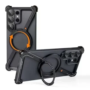 Samsung Galaxy S26 Ultra Case Cover Metal Bumper with 360° Rotating Magnetic Ring Kickstand Shockproof Aluminium Samsung Galaxy S26 Ultra Case Cover Metal Bumper with 360° Rotating Magnetic Ring Kickstand Shockproof Aluminium