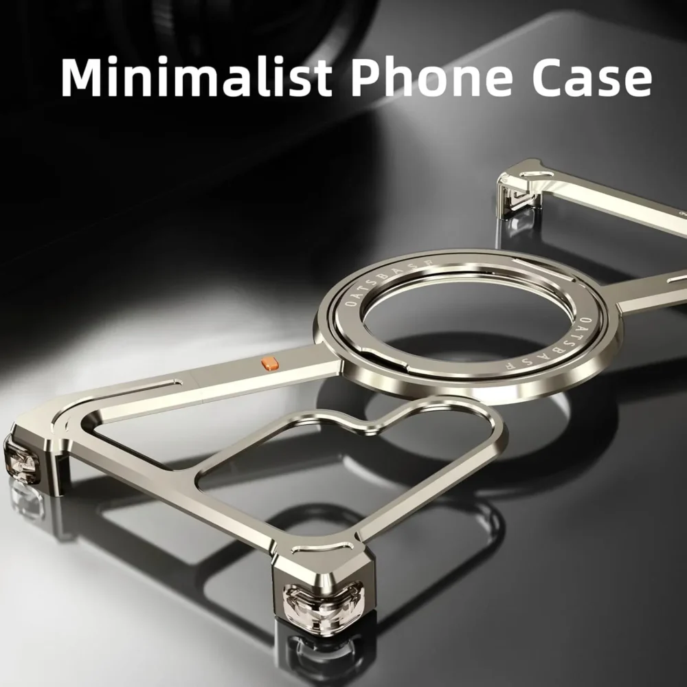 Samsung Galaxy S26 Ultra Case Cover Metal Bumper with 360° Rotating Magnetic Ring Kickstand Shockproof Aluminium