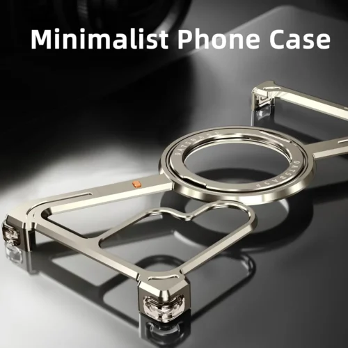 Samsung Galaxy S26 Ultra Case Cover Metal Bumper with 360° Rotating Magnetic Ring Kickstand Shockproof Aluminium