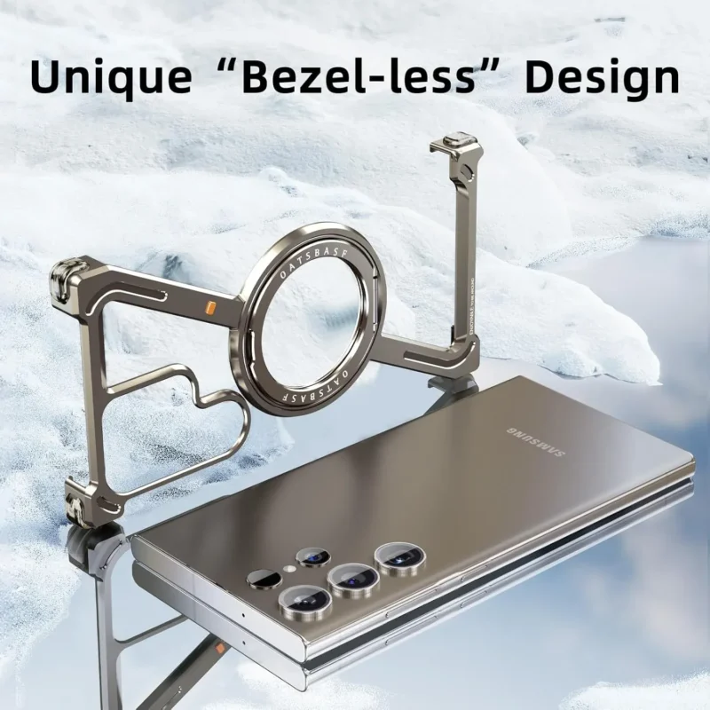 Samsung Galaxy S26 Ultra Case Cover Metal Bumper with 360° Rotating Magnetic Ring Kickstand Shockproof Aluminium Samsung Galaxy S26 Ultra Case Cover Metal Bumper with 360° Rotating Magnetic Ring Kickstand Shockproof Aluminium