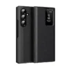 Samsung Galaxy Z Fold 6 Smart View Window Case with IC Chip, Premium Leather Finish Cover