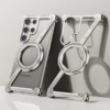 Samsung Galaxy S26 Ultra Case Cover Metal Bumper with 360° Rotating Magnetic Ring Kickstand Shockproof Aluminium