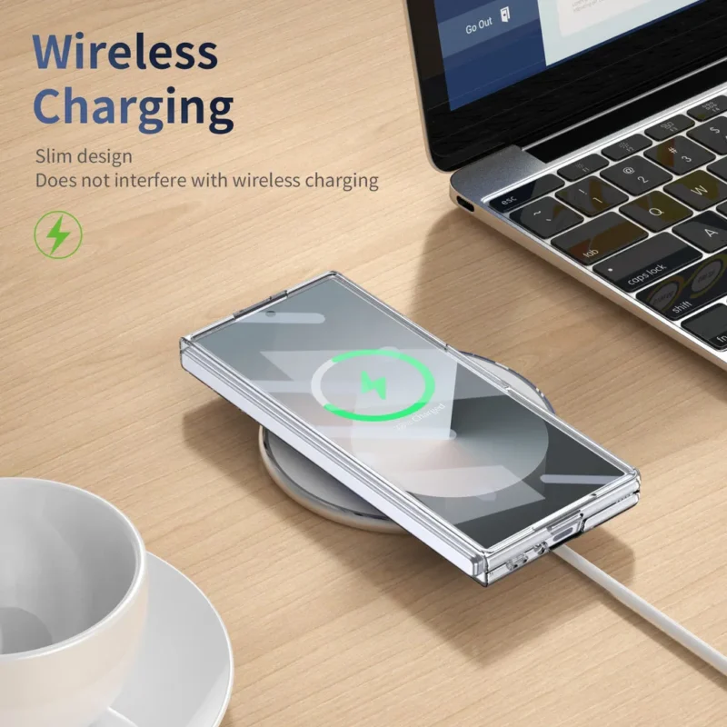 Samsung Z Fold 6 Transparent Case - 360° Bracket Kickstand & Magnetic Ring - Military Grade Drop Protection Samsung Z Fold 6 Transparent Case - 360° Bracket Kickstand & Magnetic Ring - Military Grade Drop Protection