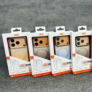 HDD iPhone 17 Pro Series Transparent Gradient Magsafe Case Cover with Metal Bumper Protection HDD iPhone 17 Pro Series Transparent Gradient Magsafe Case Cover with Metal Bumper Protection