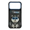 iPhone 17 Pro & 17 Pro Max Case Nimmy Glasses Cool 2.0 3D Embroidery Luxury PU Leather Shockproof Cover