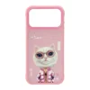 iPhone 17 Pro & 17 Pro Max Case Nimmy Glasses Cool 2.0 3D Embroidery Luxury PU Leather Shockproof Cover