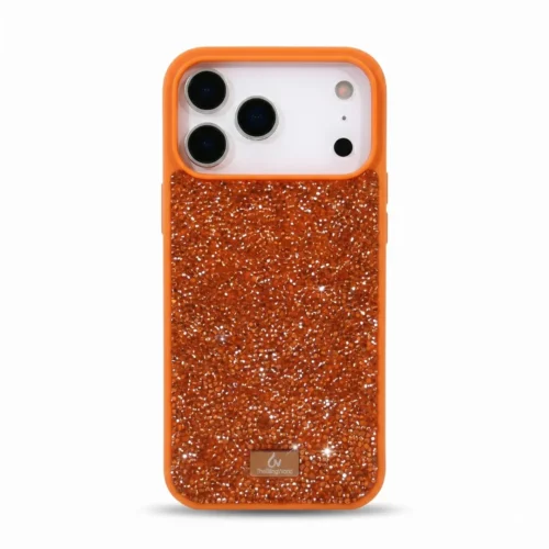 Luxury iPhone 17 Pro Glitter Crystal Shimmer Stone Case Cover
