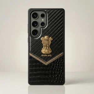 Satyameva Jayate Gold Emblem Carbon Fiber