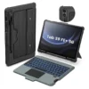 Nillkin Samsung Galaxy Tab S9 FE+ 12.4" Backlit Keyboard Case Magnetic Detachable Trackpad Kickstand Black