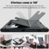 Nillkin Samsung Galaxy Tab S9 FE+ 12.4" Backlit Keyboard Case Magnetic Detachable Trackpad Kickstand Black