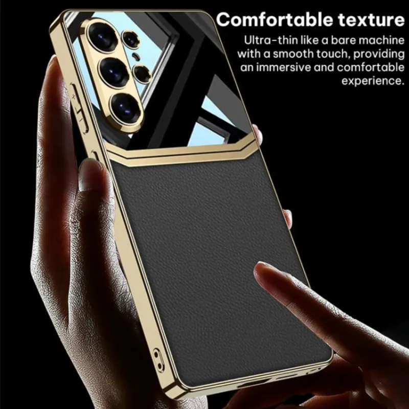 Samsung Galaxy S26 Ultra Case GKK Luxury Electroplated Texture Shockproof PU Leather Samsung Galaxy S26 Ultra Case GKK Luxury Electroplated Texture Shockproof PU Leather