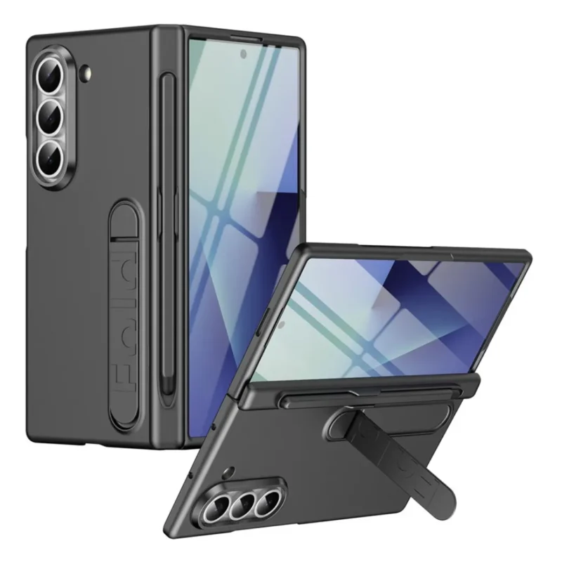 Samsung Galaxy Z Fold 6 Case with Front Glass Hinge Protection S Pen Slot MagSafe Magnetic Kickstand Hard PC