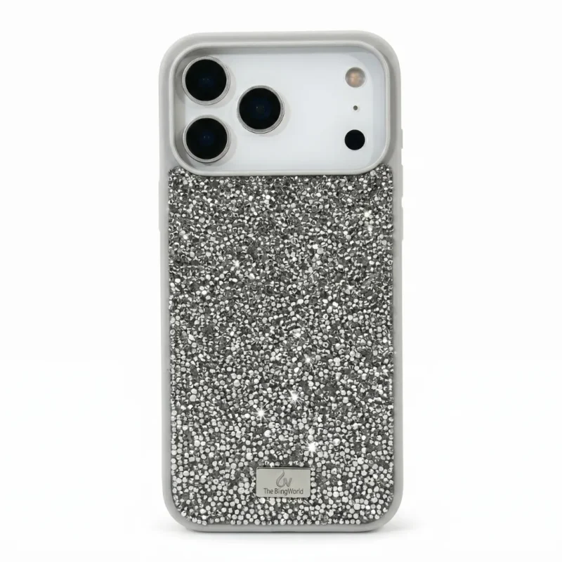 Luxury iPhone 17 Pro Glitter Crystal Shimmer Stone Case Cover