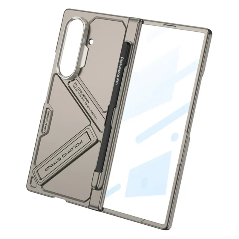 Samsung Galaxy Z Fold 7 Case GKK Magnetic Folding Hinge Cover with S Pen Slot & Kickstand PC