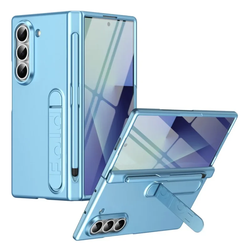 Samsung Galaxy Z Fold 6 Case with Front Glass Hinge Protection S Pen Slot MagSafe Magnetic Kickstand Hard PC