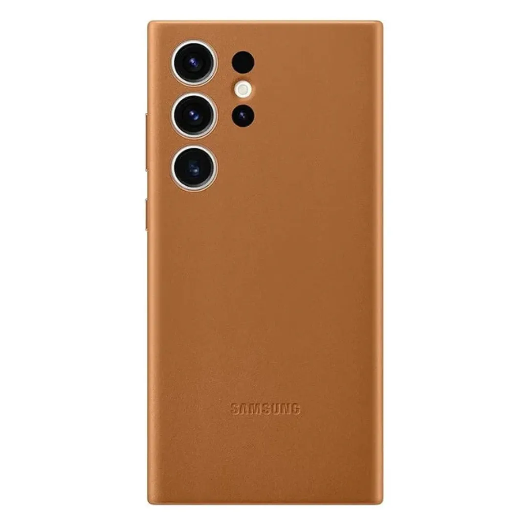Samsung Galaxy S24 Ultra Vegan Leather Case | Slim PU Leather Cover - Image 4