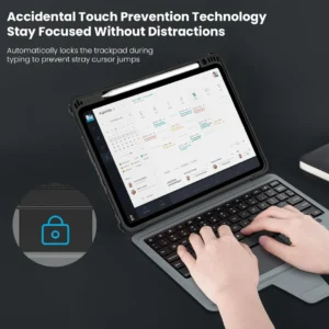 Nillkin Bumper Combo Backlit Keyboard Case for iPad A16 (10th & 11th Gen) - Magnetic Detachable Case with Multi-Touch Trackpad, Wireless Pencil Holder, and Protective Cover