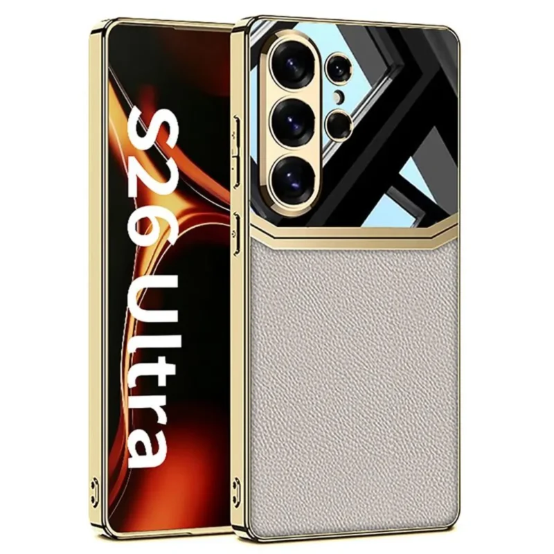 Samsung Galaxy S26 Ultra Case GKK Luxury Electroplated Texture Shockproof PU Leather Samsung Galaxy S26 Ultra Case GKK Luxury Electroplated Texture Shockproof PU Leather