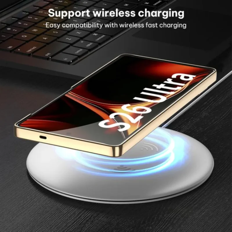 Samsung Galaxy S26 Ultra Case GKK Electroplated PU Leather Cover with Hidden Kickstand Samsung Galaxy S26 Ultra Case GKK Electroplated PU Leather Cover with Hidden Kickstand