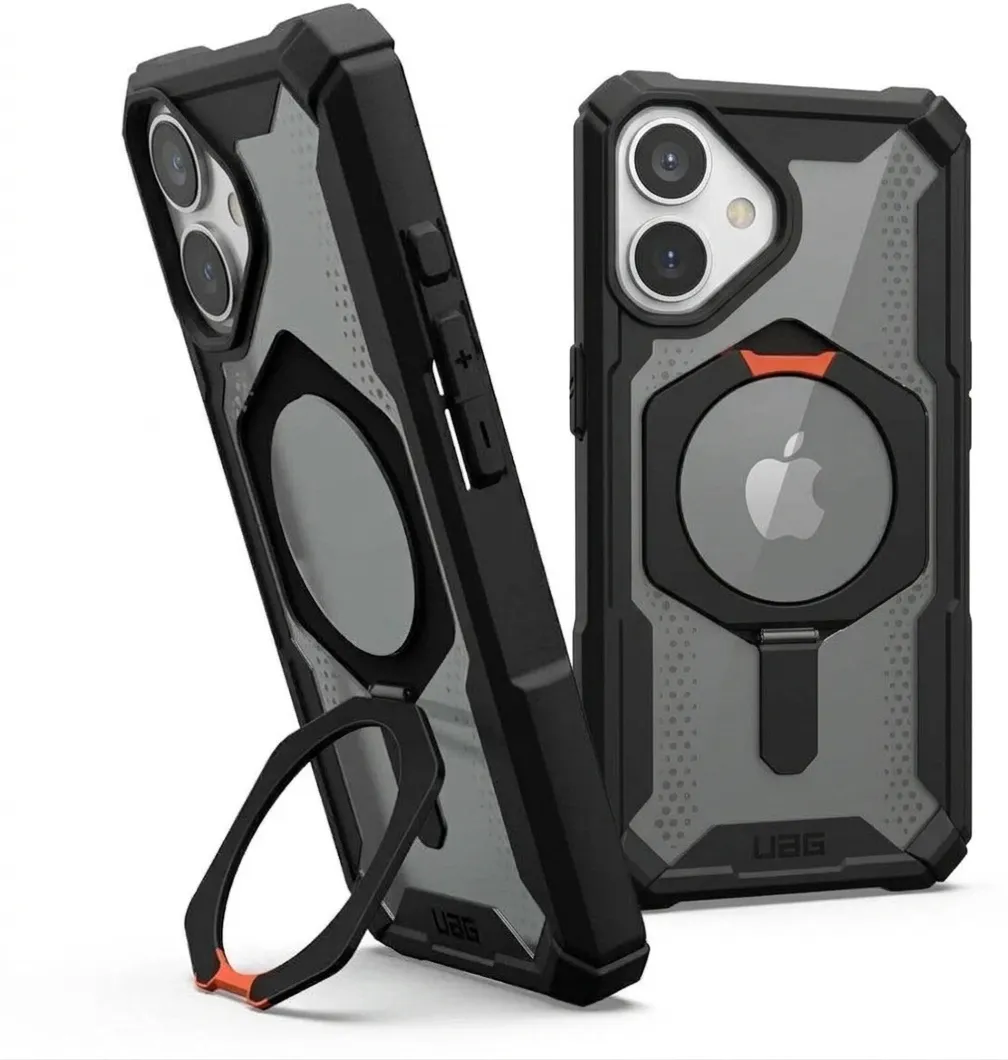 UAG Plasma XTE Rugged Magsafe Case for iPhone 16 with Magnetic Metal Stand