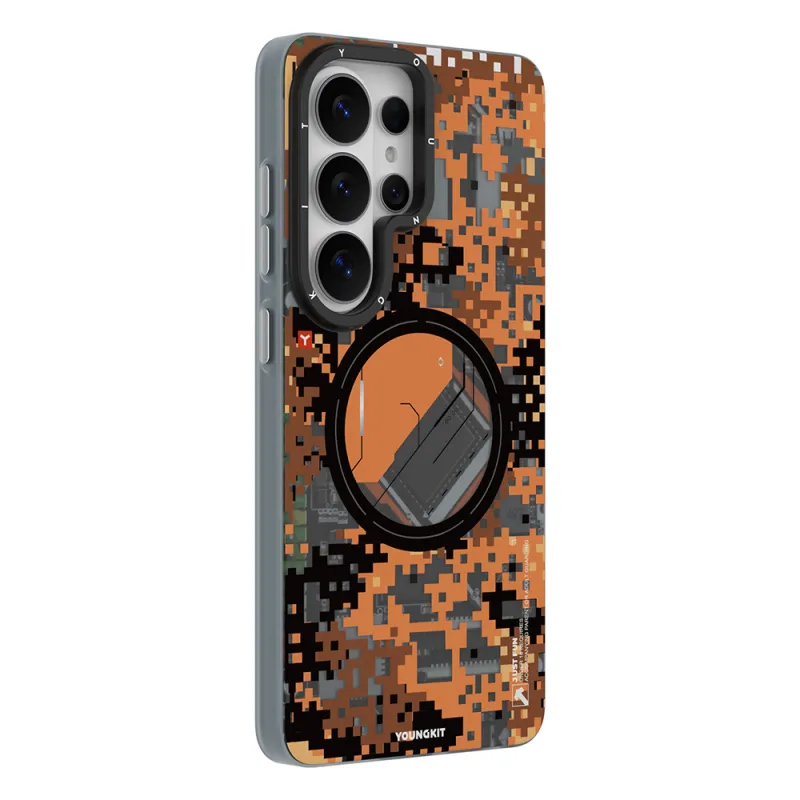 Samsung Galaxy S26 Ultra Youngkit Camouflage Saike 2.0 Shockproof Case Cover