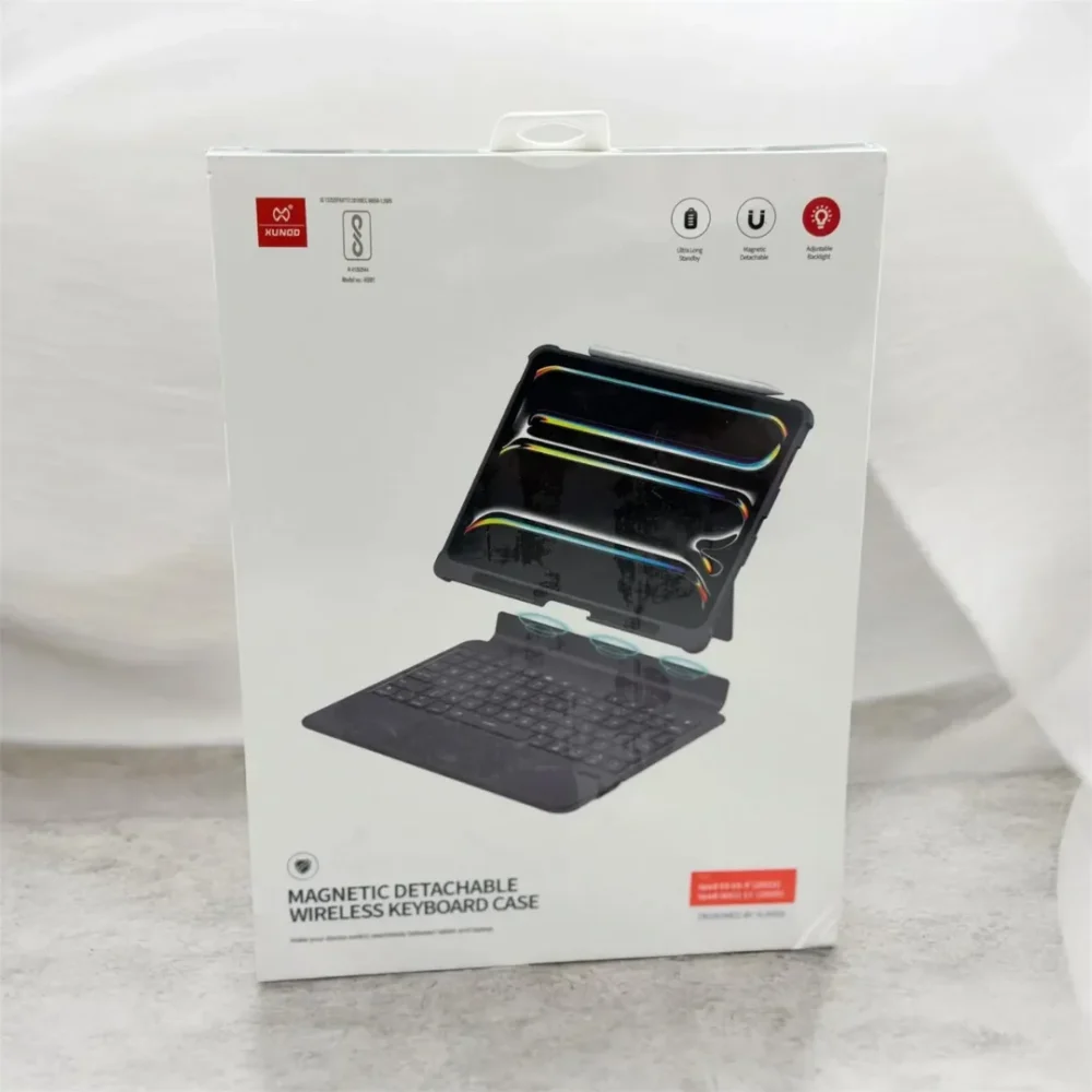 Xundd Magnetic Detachable Wireless Keyboard Case for iPad
