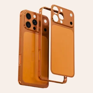 17 Pro Aluminium Converter Case Cover with Logo | Peel & Stick Side Bumper