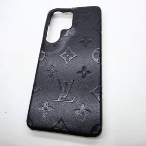 Samsung Galaxy S26 Ultra Case Branded Embossed Monogram Leather Texture Cover
