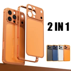 17 Pro Aluminium Converter Case Cover with Logo | Peel & Stick Side Bumper