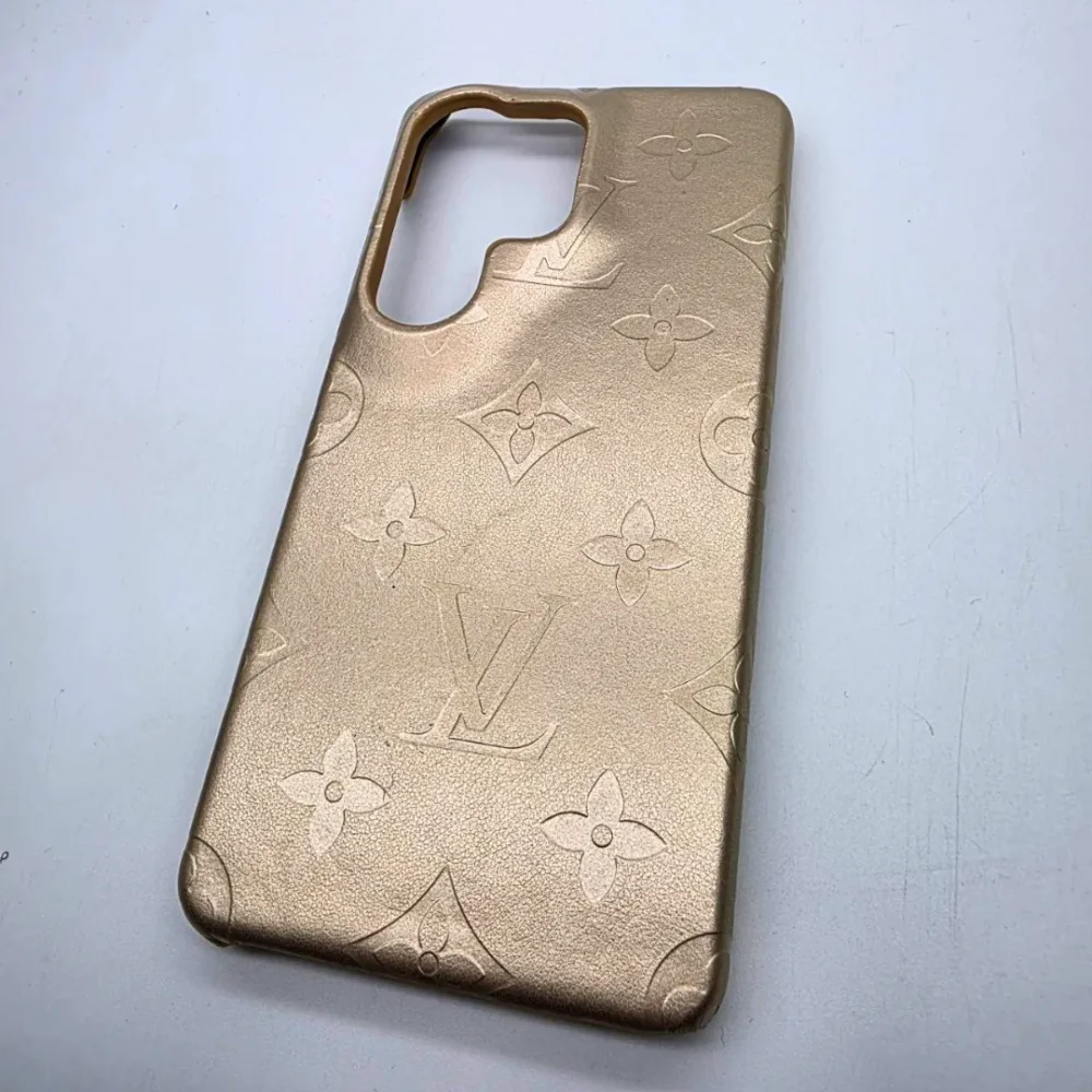 Samsung Galaxy S26 Ultra Case Branded Embossed Monogram Leather Texture Cover Samsung Galaxy S26 Ultra Case Branded Embossed Monogram Leather Texture Cover