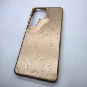 Samsung Galaxy S26 Ultra Case Branded Embossed Monogram Leather Texture Cover