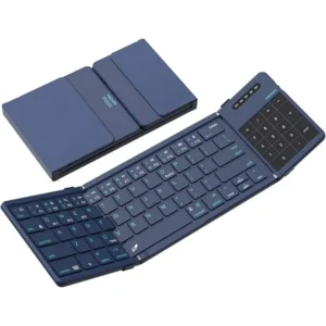 Nillkin Foldable Bluetooth Keyboard with Touchpad – Wireless Portable Travel Keyboard for iPad, Tablet, Laptop & Mobile, Rechargeable Compact Office Keyboard