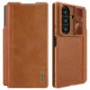 Samsung Galaxy Z Fold 7 Nillkin Qin Pro Leather Flip Case with S Pen Holder & Card Slot – Premium Protective Cover