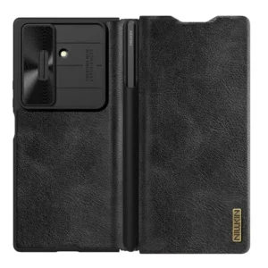 Samsung Galaxy Z Fold 7 Nillkin Qin Pro Leather Flip Case with S Pen Holder & Card Slot – Premium Protective Cover