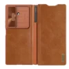 Samsung Galaxy Z Fold 7 Nillkin Qin Pro Leather Flip Case with S Pen Holder & Card Slot – Premium Protective Cover